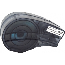 Картридж ленточный Cactus CS-M21-750595WT черный шрифт, белый фон (19.1 мм, 6.4 м) для Brady BMP21-PLUS, BMP21-LAB