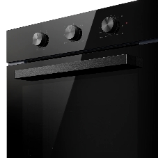 Духовой шкаф MONSHER MOE 6023 PTN Noir, High-Tech, 78 л, поворотное управление, таймер, 6 режимов, макс. температура 310 градусов, телескопические направляющие (на 1 уровень), энергоэффективность А, цвет черный