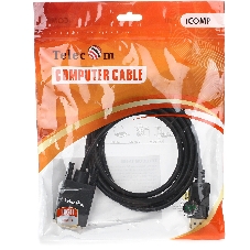 Кабель-переходник Telecom HDMI --> VGA_M/M 1,8м