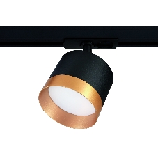 Трековый однофазный светильник Ambrella light GL5365 BK/GD черный/золото GX53 max 12W