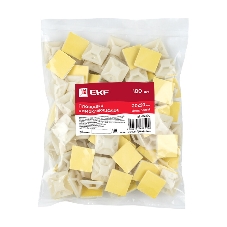 Площадка EKF plc-20x20 самоклеящаяся (20х20 мм.) белая (100 шт.) EKF PROxima