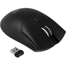Мышь беспроводная Оклик 980GMW черный оптическая 26000dpi беспров. BT/Radio USB для ноутбука 6but