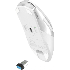 Мышь беспроводная/проводная A4Tech Fstyler FB50CS Plus белый, 3200 dpi, Bluetooth / USB, Bluetooth / радиоканал, кнопки - 7