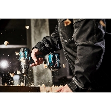 Дрель-шуруповерт Makita DF001GD201, 40 В, 2,5 Ач, 140 Нм, бесщеточный