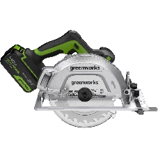 Циркулярная пила (дисковая) Greenworks GD24CS (ручная) D диска.:185мм (1500907CUB)