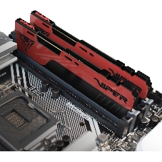 Оперативная память Patriot Viper Elite II, DDR4, 16GB (2x8 GB), 2666 MHz, CL16, DIMM, радиатор, красный