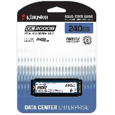 Накопитель SSD Kingston DC2000B, 240Gb, PCIe 4.0 x4, M.2 2280, R/W 4500/400