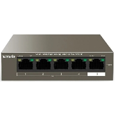 Коммутатор Tenda TEF1105P-4-63W 5PORT 10/100M