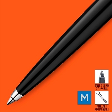 Ручка шариковая Parker Jotter Originals K60 (CW2096873) Black CT, M, синие чернила, блистер