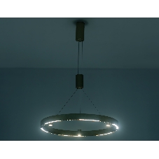 Подвесной светодиодный светильник Ambrella light FL5846/1+3 GD золото 40W 3000K/4200K/6400K D600*1200 (без ПДУ)