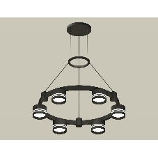 Светильник Ambrella light XR92051203/6 SBK/FR черный песок/белый матовый GX53 (A9205, C9232, N8478)