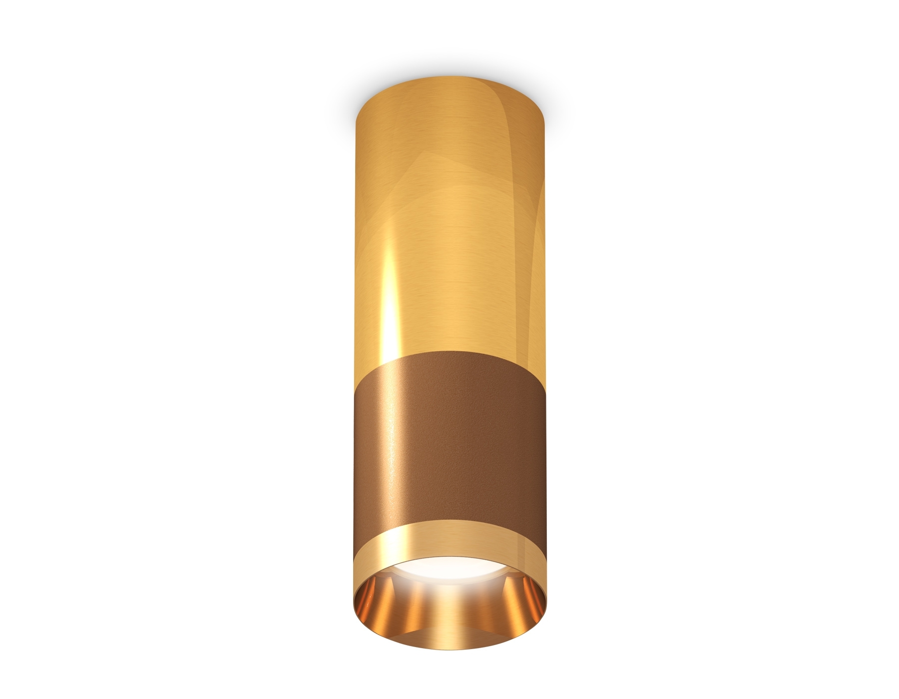 Светильник Ambrella Light XS6304080 SCF/PYG кофе песок/золото желтое полированное MR16 GU5.3 (C6304, C6327, A2010, N6134)