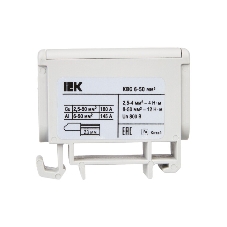 Клемма вводная силовая КВС 6-50 кв.мм сер. IEK YZN12-050-K03