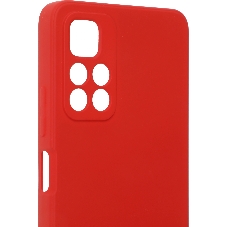 Чехол (клип-кейс) BORASCO Microfiber Case, для Xiaomi Poco M4 Pro, красный