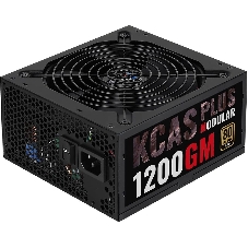 Блок питания Aerocool/Formula 1000W Retail KCAS PLUS 1000GM, 80 PLUS Gold, ATX v2.4, модульный, fan 14cm, 6x PCI-E [6+2-Pin], 10x SATA, 6x MOLEX