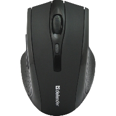 Мышь беспроводная Defender Accura MM-665 черный, 1600 dpi, радиоканал, USB, кнопки - 6