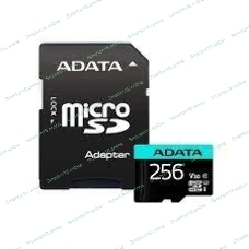 Флеш карта MICRO SDXC 256Gb W/AD. AUSDX256GUI3V30SA2-RA1 ADATA