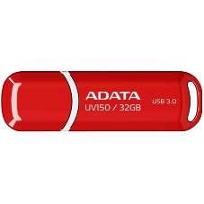 Флешка USB ADATA UV150 (AUV150-32G-RRD), 32Gb, USB 3.0, R/W 35/10, красный
