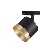 Трековый однофазный светильник Ambrella light GL5365 BK/GD черный/золото GX53 max 12W