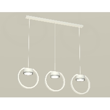 Светильник Ambrella light XB9106101/3 SWH/MCH белый песок/хром матовый GX53 (C9106, N8121)