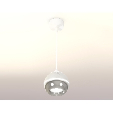 Светильник Ambrella XP1104001 PSL/SWH серебро полированное/белый песок MR16 GU5.3 LED 3W 4200K (A2301, C1104, N7012)