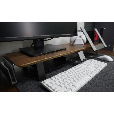 Подставка под монитор Monitor Stand GEEK NOOK Focus Station 85x9x23 см, Walnut