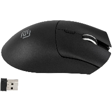 Мышь беспроводная Оклик 980GMW черный оптическая 26000dpi беспров. BT/Radio USB для ноутбука 6but