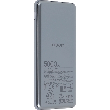 Портативный аккумулятор Xiaomi Ultra Slim 5000mAh QC/PD 20W 2.4A USB-C серый (BHR9535GL)