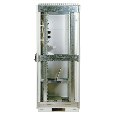 Шкаф телеком. напольный 42U (600x600) дверь перфорированная (ШТК-М-42.6.6-4ААА) (3 коробки)