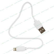 Кабель USB Гарнизон GCC-USB2-AP2-0.3M-W AM/Lightning, для iPhone5/6/7, IPod, IPad, 0.3м, белый, пакет