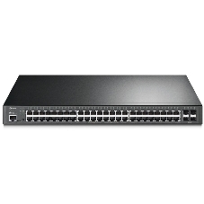 Коммутатор 48-port Gigabit PoE+ L2+ switch, 48 802.3af/at PoE+ ports, 4 Gb SFP slots, 1 RJ-45 + 1Micro-USB console ports, 348W PoE budget
