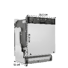 Встраиваемая посудомоечная машина Electrolux EEM48321L, черный, 59.6 см, 14 компл., 44 дБ, класс D
