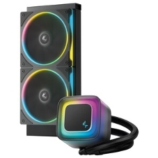 Система жидкостного охлаждения Deepcool LE240 PRO ARGb Soc-AM5/AM4/1200/1700/1851 черный 4-pin 28.2-33dB Al 280W 1347gr Ret (R-LE240PRO-BKAMMC-G-1)