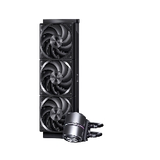 Система охлаждения Water Cooling System PCCooler DE360 Pro BK (300W, 360мм, Black, ARGB Pump, Fans: 3x120мм, 86.73CFM, 32dBA, 2200RPM/Pump height 57мм, 28dBA, 3200RPM, Rad thickness 27мм/S: 1851, 1700, 1200, 115X, AM5, AM4, AM3)