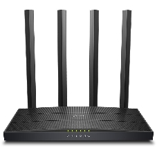 Роутер беспроводной TP-Link Archer C6U AC1200 10/100/1000BASE-TX/4G ready черный