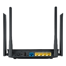 Маршрутизатор беспроводной Asus RT-AC1200 10/100BASE-TX черный (Dual Band)