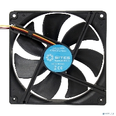 Вентилятор для корпуса 5bites FB14025S-12L3 черный, 140 x 140 мм, 1200 об/мин, 25 дБ, 3 pin