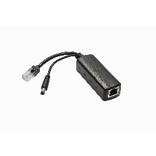 PoE-сплиттер Fast Ethernet. Соответствует стандартам PoE IEEE 802.3af. Предназначен для питания оконечных сетевых устройств, не поддерживающих PoE. Порты: вх. - RJ45(10/100 Base-T, IEEE 802.3af), вых. - кабель RJ45(10/100 Base-T)/штекер 5.5x2.1мм. Входное напряжение: DC36-57V. Выходное напряжение: DC12V/1A Встроенная грозозащита - 4kV. Размеры (ШхВхГ): 80x31x26мм. Длина кабеля - 17см. Рабочая температура 0...+40°C. PoE-сплиттер Fast Ethernet. Соответствует стандартам PoE IEEE 802.3af. Предназначен для питания оконечных сетевых устройств, не поддерживающих PoE. Порты: вх. - RJ45(10/100 Base-T, IEEE 802.3af), вых. - кабель RJ45(10/100 Base-T)/штекер 5.5x2.1мм. Входное напряжение: DC36-57V. Выходное напряжение: DC12V/1A Встроенная грозозащита - 4kV. Размеры (ШхВхГ): 80x31x26мм. Длина кабеля - 17см. Рабочая температура 0...+40°C.
