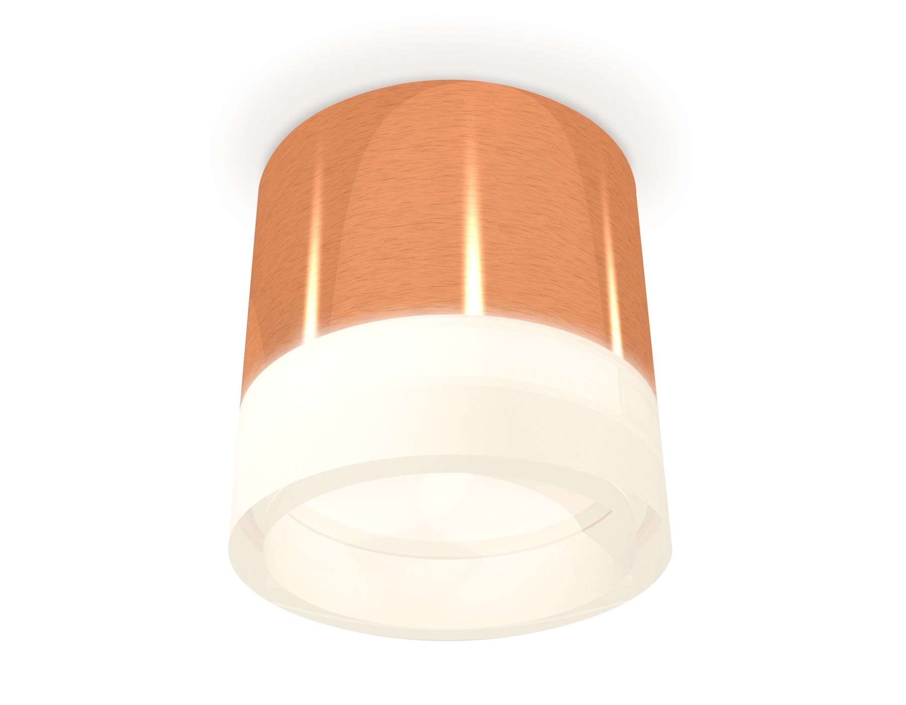 Светильник Ambrella Light XS8122010 PPG/FR золото розовое полированное/белый матовый GX53 (C8122, N8401)