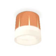 Светильник Ambrella Light XS8122010 PPG/FR золото розовое полированное/белый матовый GX53 (C8122, N8401)