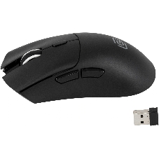 Мышь беспроводная Оклик 980GMW черный оптическая 26000dpi беспров. BT/Radio USB для ноутбука 6but