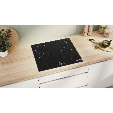 Индукционная варочная поверхность Bosch PUE611BB6E, 4 конфорки, стеклокерамика, 4600 Вт