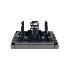 Розетка компьютерная RJ45 кат.5E IEK FORTE&PIANO FP532 сталь