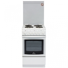 Плита электрическая De Luxe 5004.10э (кр)-001 белый, конфорок 4 шт, духовка 43 л, 50 см x 85 см x 50 см