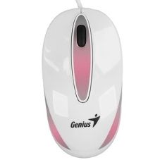 Мышь проводная Genius DX-Mini белый, 1000 dpi, USB, кнопки - 3