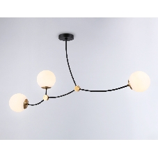 Светитльник Ambrella Light TR2568/3 BK/SB черный/бронза E27/3 max 60W 1130*150*540