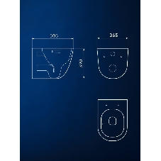 Комплект BAU 6 в 1: инсталляция BAU PRO, унитаз подвесной торнадо Bau Dream Hurricane-3, сиденье дюропласт микролифт, клавиша BAU Dream, черный матовый