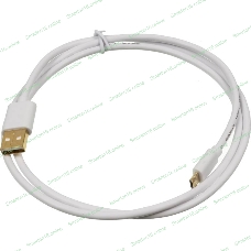 Кабель USB2.0 2A Square USB A (m)/micro USB B (m) 1м позолоченные контакты