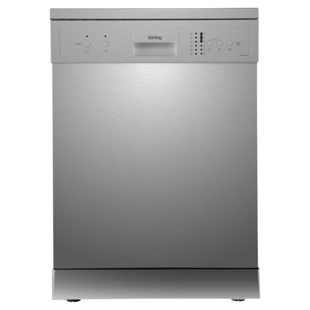 Посудомоечная машина Korting KDF 60240 S / Отдельност., 60 см, А++/A/A, электронное управление, 6 программ: нормальная, ЭКО, стекло, интенсив, 90 мин, быстрая; 14 компл., LED индикаторы, активная сушка, таймер отложенного старта 3/6/9 часов, половинная загрузка, защита от протечек, cлайдерный диспенсер для моющих средств, Тестер для определения уровня жесткости воды в комплекте, Ур.шума 49 дБ, - серебристый