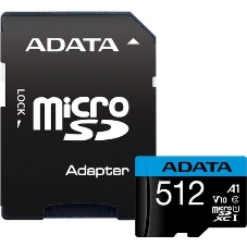 Флеш карта MICRO SDXC 512Gb AUSDX512GUICL10A1-RA1 ADATA